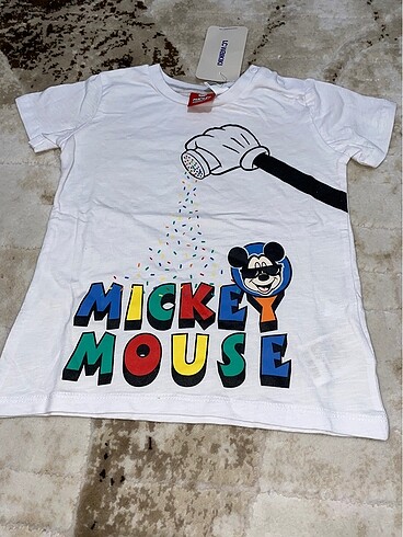 Erkek Bebek Mickey Mouse Tişört - Görsel 3