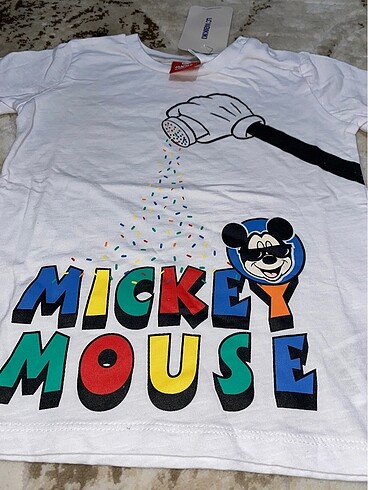 Erkek Bebek Mickey Mouse Tişört - Görsel 4