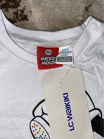Erkek Bebek Mickey Mouse Tişört - Görsel 5