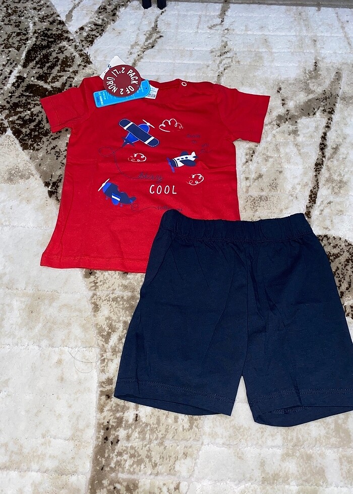 Erkek Bebek Alt Üst Takım - Görsel 4