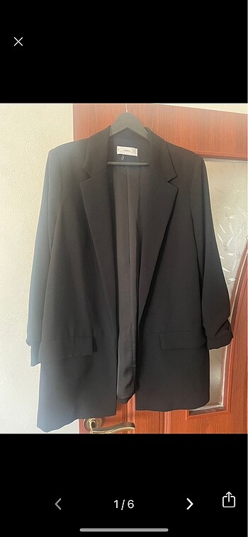 Mango siyah blazer