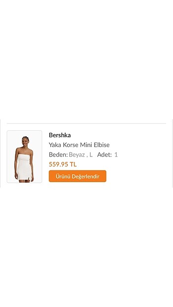 bershka elbise