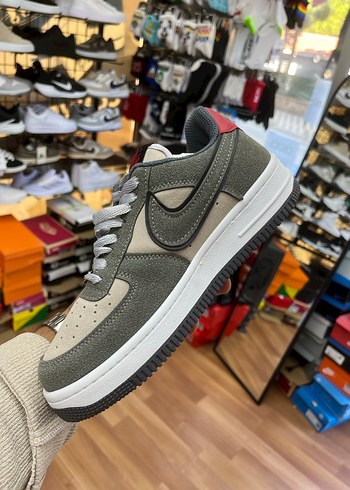 40 Beden Gri Spor Ayakkabı Bağcıklı