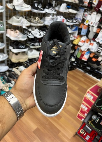 38 Beden Puma Kadın Siyah Velcro Spor Ayakkabı