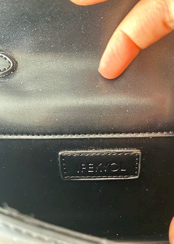Beden siyah Renk Klasik Siyah Deri Kadın Çanta