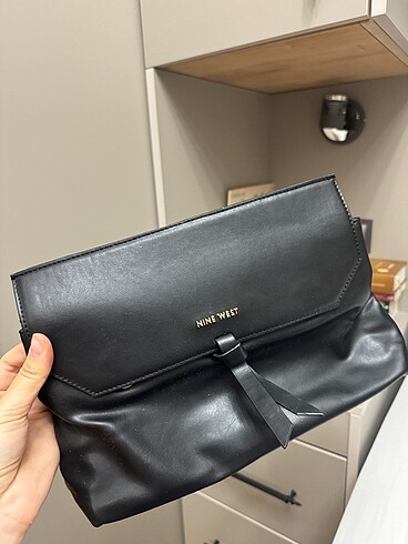 Siyah clutch çanta