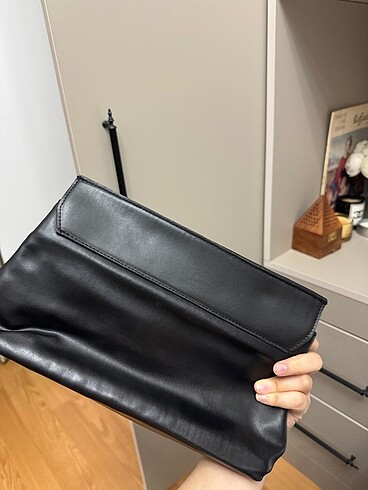  Beden Siyah clutch çanta
