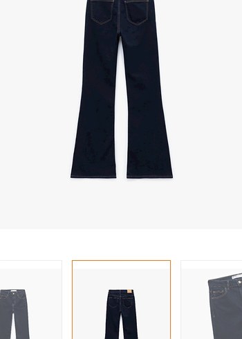 Lacivert Kadın Kot Pantolon - Görsel 5