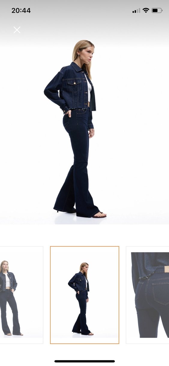 Lacivert Kadın Kot Pantolon - Görsel 2