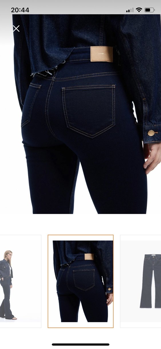 Lacivert Kadın Kot Pantolon - Görsel 3