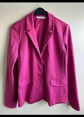 Fuşya Blazer Ceket 