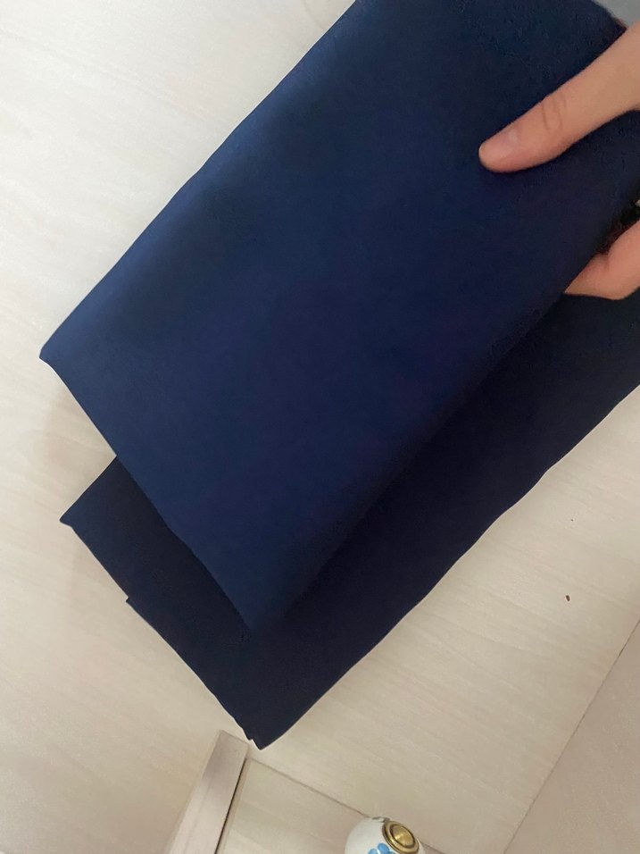 Kadın Lacivert şal - Görsel 3