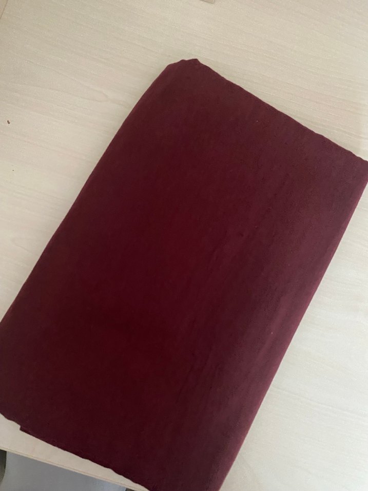 Bordo kadın şal - Görsel 2