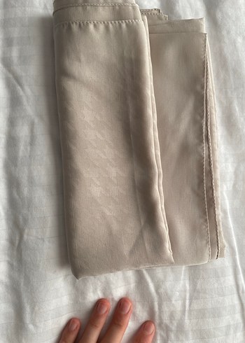 Gri krem tonlu eşarp nihan - Görsel 4