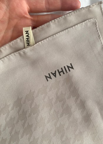 Gri krem tonlu eşarp nihan - Görsel 2