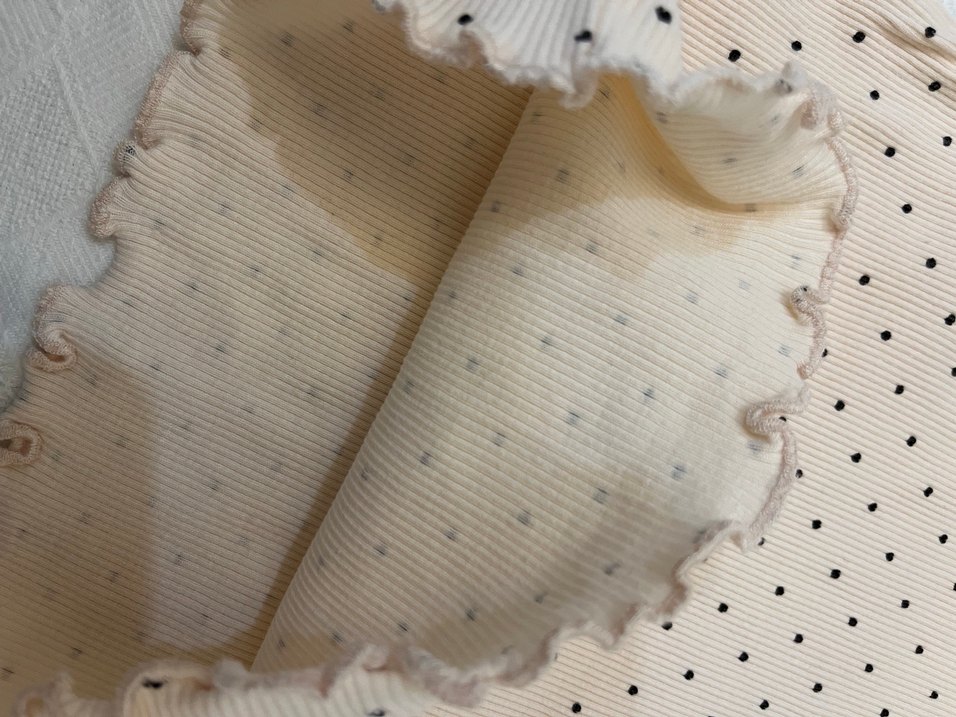 Uzun Kollu Puantiyeli Beyaz Bebek Body - Görsel 2