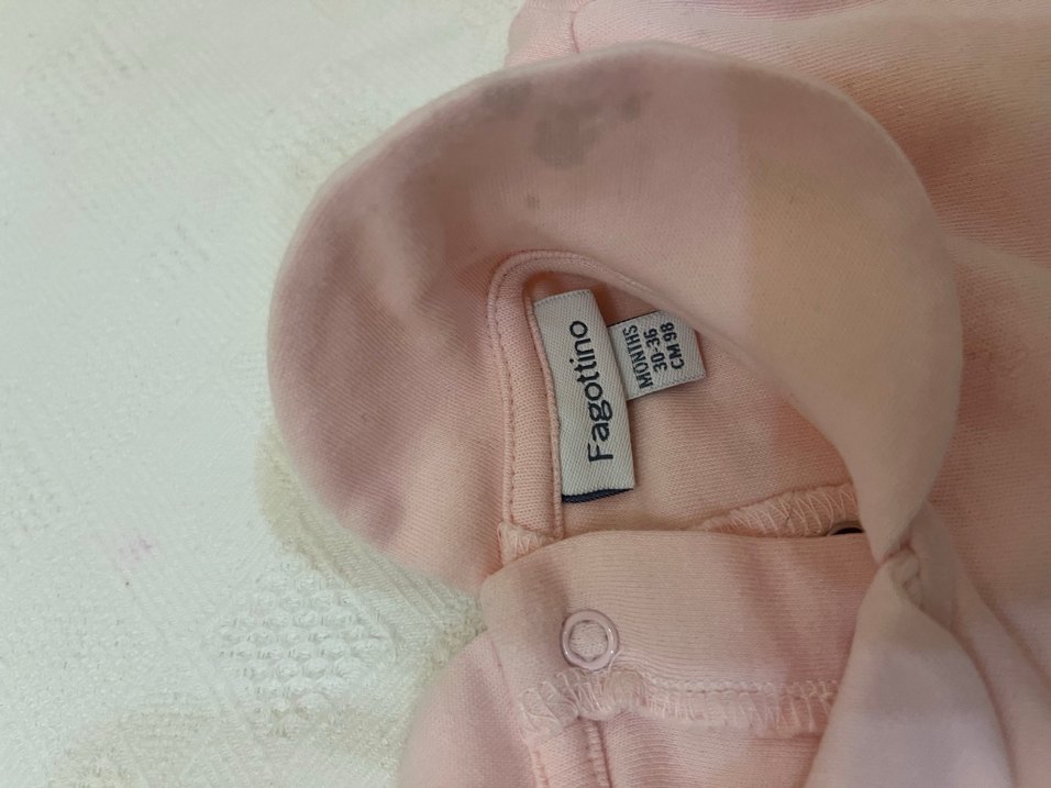 Fiyonklu Pembe Uzun Kollu Bebek Body - Görsel 3