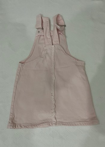 Zara Kız Çocuk Pembe Askılı Elbise