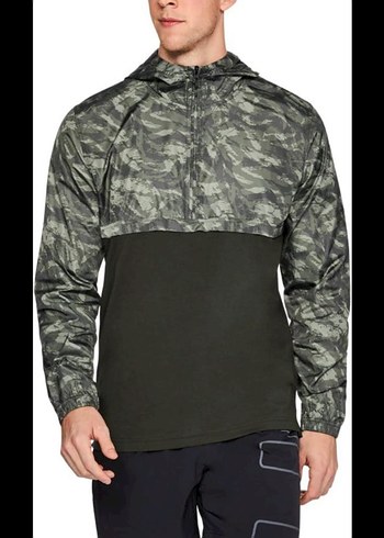 Under armour marka orijinal Kamuflaj Desenli Kapüşonlu Yağmurluk - Görsel 3