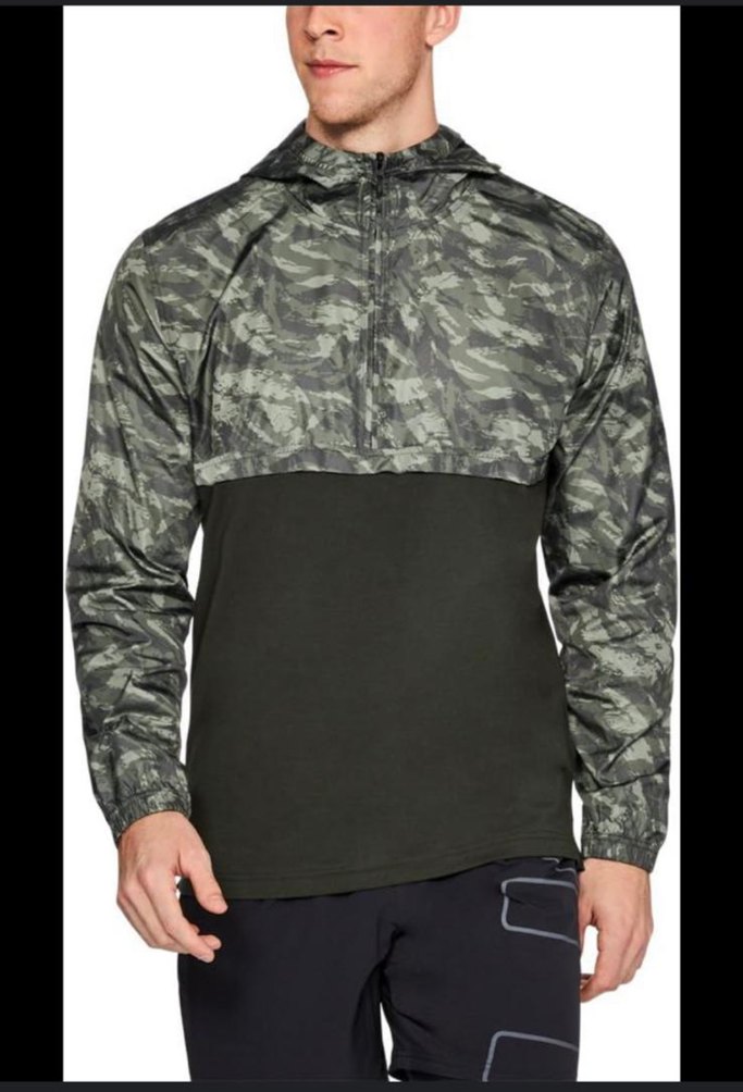 Under armour marka orijinal Kamuflaj Desenli Kapüşonlu Yağmurluk - Görsel 3