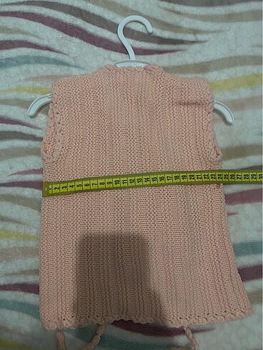 Bebek örme yelek - Görsel 4