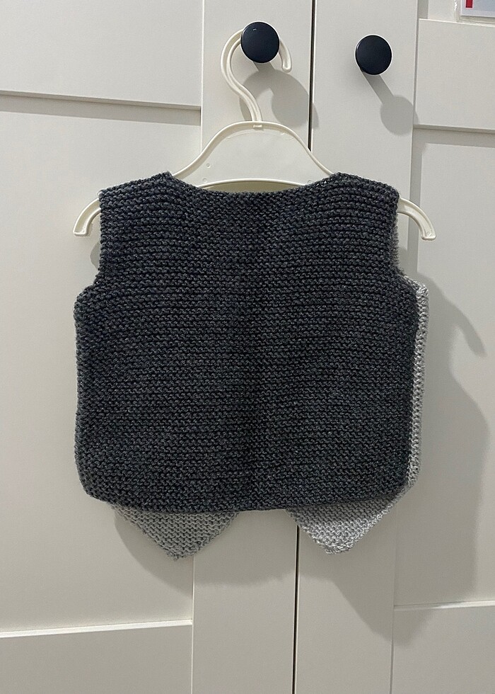 Bebek örme yelek - Görsel 3