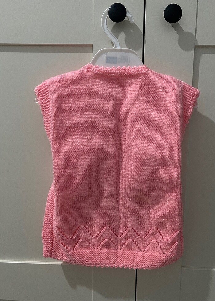 Bebek örme yelek - Görsel 3