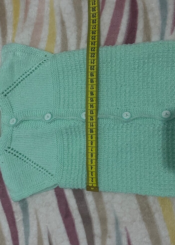 Bebek örme yelek - Görsel 2