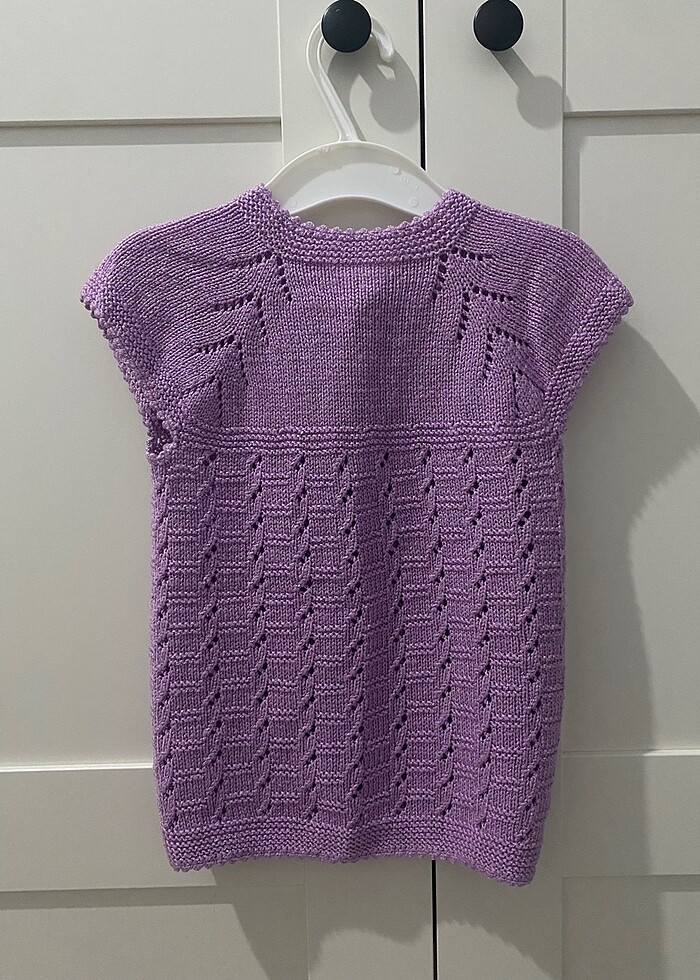 Bebek örme yelek - Görsel 2