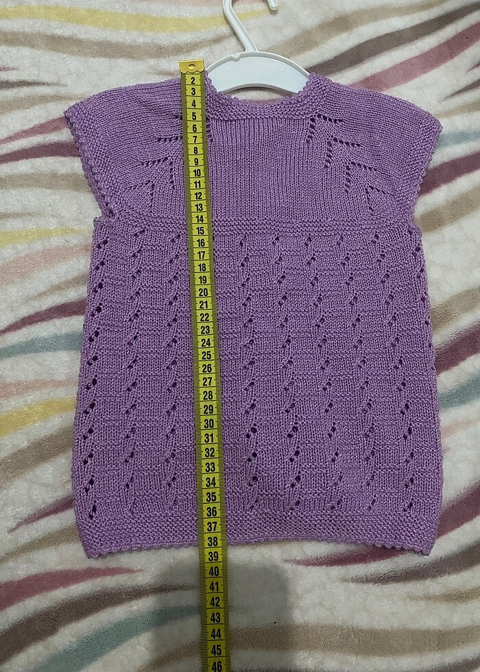 Bebek örme yelek - Görsel 3