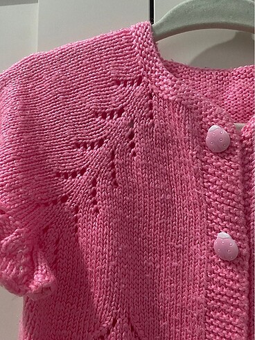 Bebek örme yelek - Görsel 9