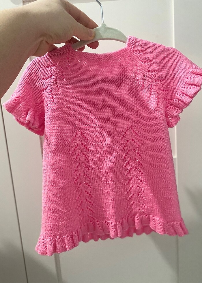 Bebek örme yelek - Görsel 3