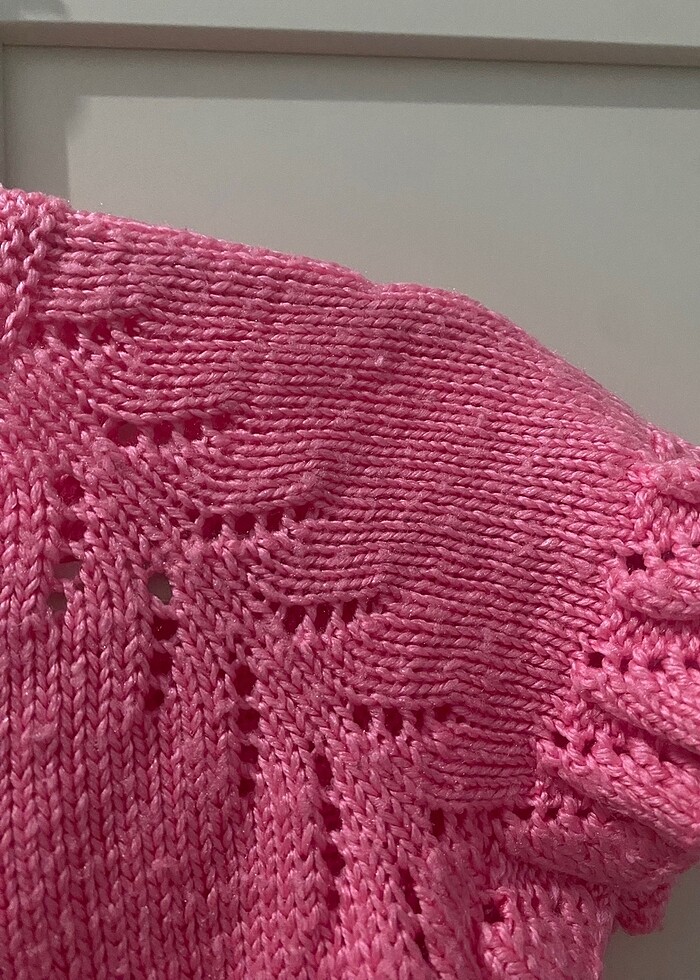 Bebek örme yelek - Görsel 5