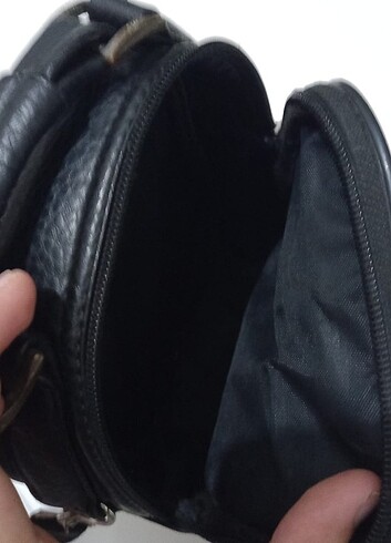  Beden siyah Renk Erkek kol çantası