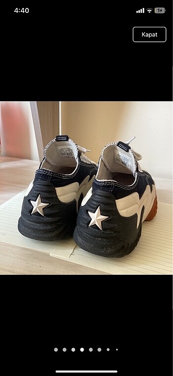 38 Beden siyah Renk run star motion converse cx platform sneaker