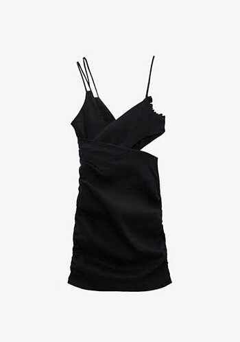 Zara Zara Cut Out Elbise