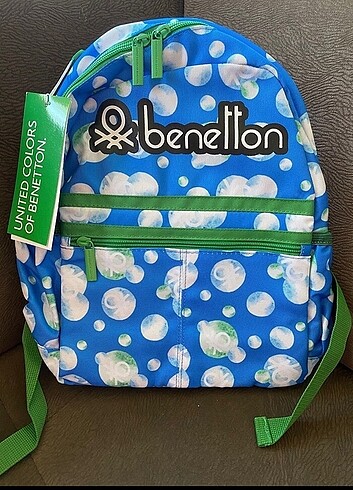 Orjinal Benetton sıfır Anaokulu çantası