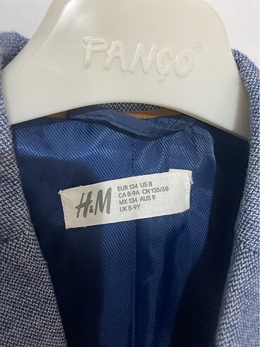 H&M 8-9 yaş erkek çocuk H&M ceket