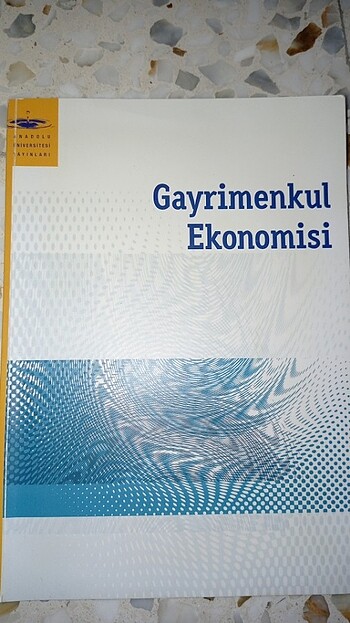 Anadolu üniversitesi yayınları Gayrimenkul Ekonomisi 