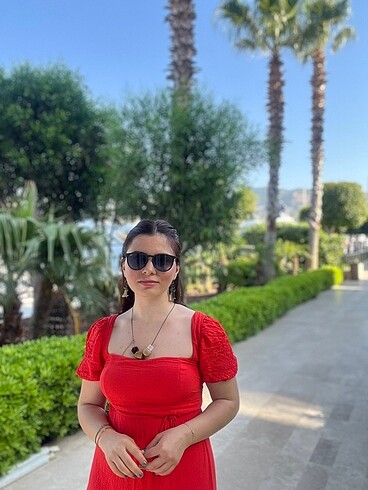 m Beden kırmızı Renk Yeni temiz