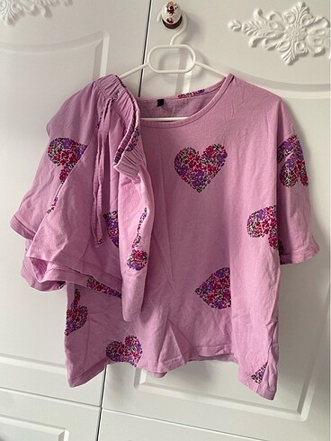 Şortlu pijama takımı