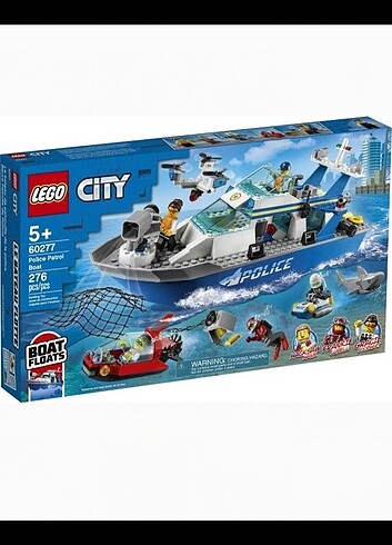 Diğer LEGO City 60277 Polis Devriye Botu