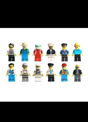 Lego Uyumlu 12 Adet Meslekler Serisi Minifigurler