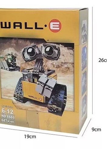 Beden Renk LEGO Robot WALL-E SIFIR KUTUSUNDA