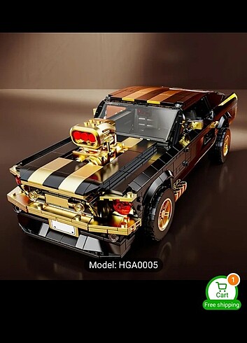 Beden Renk LEGO Creator Expert Ford Mustang 1680 Parça SIFIR SET