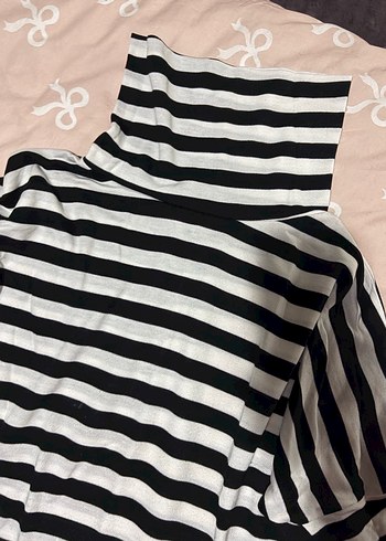 Çizgili Yarım Balıkçı Yaka - Görsel 2