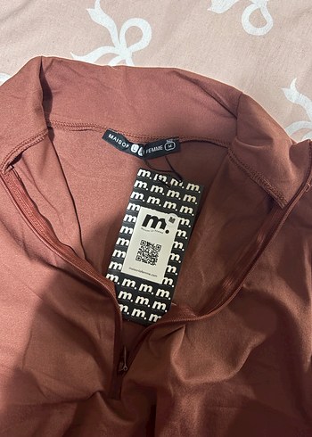 Kahverengi  Uzun Kollu Kadın Bluz - Görsel 2