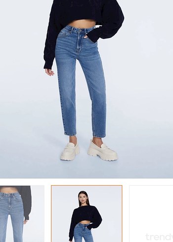 Stradivarius mom jean - Görsel 2