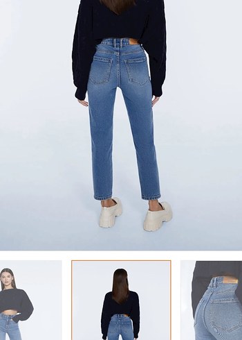 Stradivarius mom jean - Görsel 3