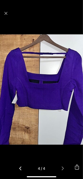 xs Beden mor Renk Zara bluz